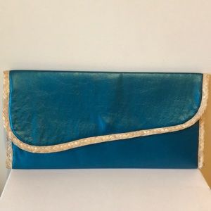 NWOT Bahamian Clutch in Faux Leather